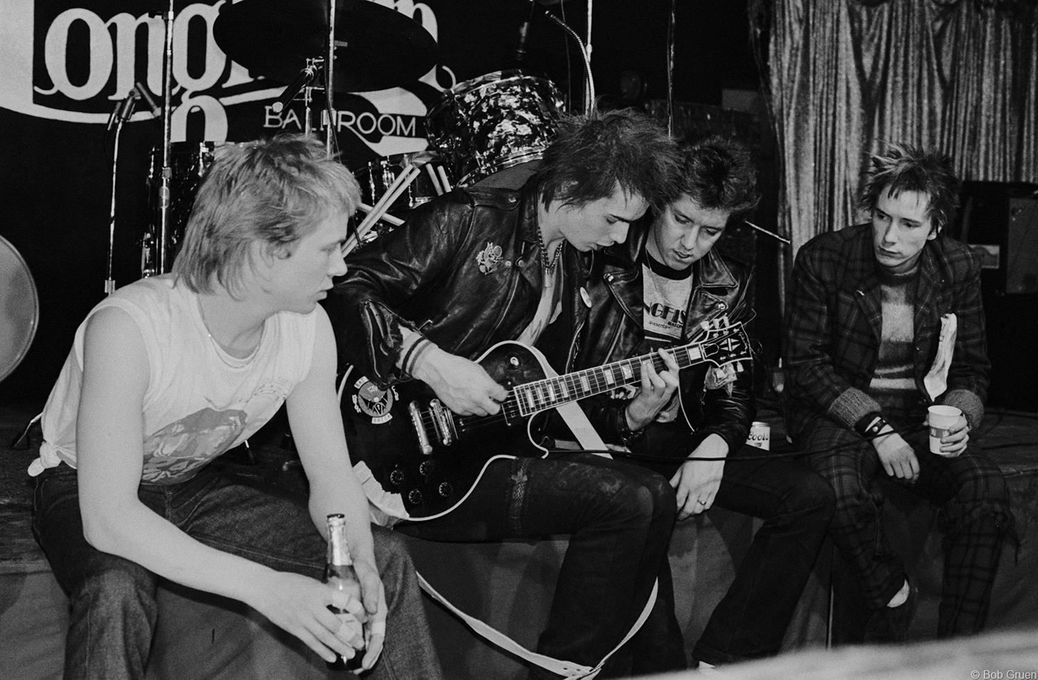 Musicians jamming together